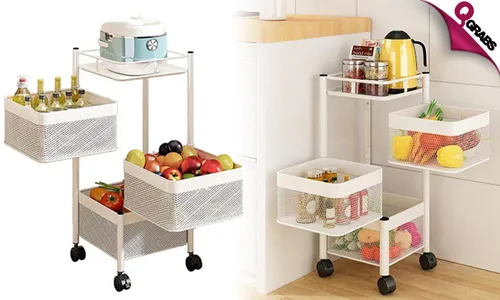 3-Layer Rotating Shelf!